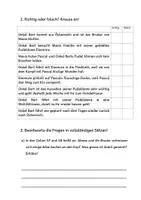 Vorschau - Klassenarbeiten - Lernzielkontrolle Lesen Klasse 4 - Seite 3