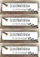 Vorschau - Anderer Materialtyp - Lesezeichen mit Lesestrategien für Gruselgeschichten - Seite 1