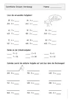 Vorschau - Arbeitsblätter - Schriftliche Division I ZR 1000 - Übungsheft - Seite 2