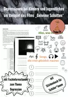 Vorschau - Arbeitsblätter - Materialpaket: Depression, Trauer und Selbstverletzendes Verhalten - Deckblatt