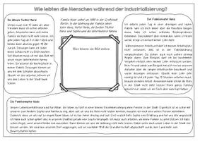 Vorschau - Arbeitsblätter - Die soziale Frage (mit Lösung) - Deckblatt