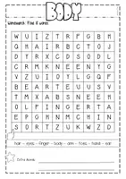 Vorschau - Arbeitsblätter - My body - vocabulary - Seite 3