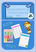Vorschau - Unterrichtsreihen - wachsendes Materialpaket: Alle Spiele und Aufgabenblätter für die 2. Klasse in Mathematik - Deckblatt