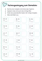 Vorschau - Arbeitsblätter - Rechenspaziergang durch das 1 x 1 (3fach differenziert) - Seite 3