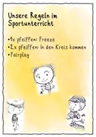 Vorschau - Arbeitsblätter - Regelplakat Sportunterricht - Seite 1