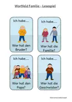 Vorschau - Spiele - Wortfeld Familie - Lesespiel - Seite 2