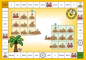 Vorschau - Spiele - Sommer/ Summer - PREPOSITIONS - Brettspiel - GRATIS - Seite 1