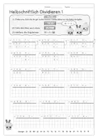 Vorschau - Arbeitsblätter - Mathe: Halbschriftliche Division Klasse 3 - Seite 1