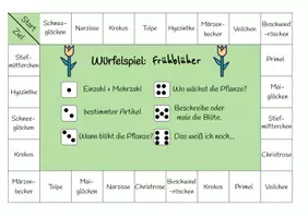 Vorschau - Spiele - Würfelspiel - SU - Frühblüher - Seite 1