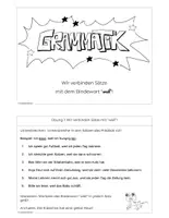 Aperçu - Feuilles d'exercices - Allemand - Grammaire Phrases subordonnées avec le mot de liaison "weil" - Page 1