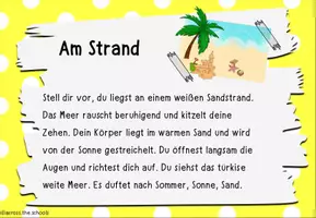 Vorschau - Aufgabenkarten - Sommerliche Abschreibkartei: Groß-/Kleinschreibung - Seite 3