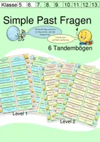 Vorschau - Spiele - Tandem Activity / Tandembögen - Simple Past - Questions - 5. / 6. Klasse - Deckblatt