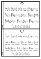 Vorschau - Arbeitsblätter - Lese-Flitzer | Buchstabe F/f | Lesetempo-Training | Druckschrift - Seite 2