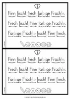Vorschau - Arbeitsblätter - Lese-Flitzer | Buchstabe F/f | Lesetempo-Training | Druckschrift - Seite 3