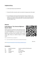 Vorschau - Test - Abitur Englisch, Klausur racism, American Dream, mock exam, Übungen für das Abitur - Seite 1