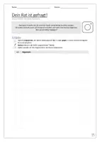 Vorschau - Arbeitsblätter - Social Media - AB - Dein Rat ist gefragt! - Seite 2