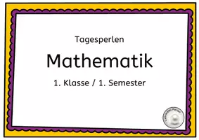 Vorschau - Poster - Mathematik: 180 Aufgabenplakate für jeden Tag - 1.Kl. D/A - Deckblatt