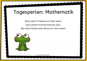 Vorschau - Poster - Mathematik: 180 Aufgabenplakate für jeden Tag - 1.Kl. D/A - Seite 3