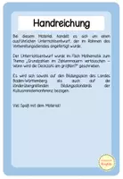 Vorschau - Stundenentwürfe - Unterrichtsentwurf Zahlenmauern (Mathematik, Klasse 1) - Seite 1