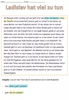 Vista previa - Hojas de trabajo - Introducción Dativ (Wo bist du?)/ Akkusativ (Wohin gehst du?) "Ladislav hat viel zu tun" Orte in der Stadt Alemán - página 2