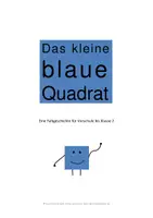 Vorschau - Stundenentwürfe - Das kleine blaue Quadrat - Deckblatt