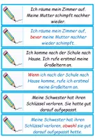 Vista previa - Hojas de trabajo - Deutsch: Satzreihe und Satzgefüge - Übungskarten - página 2