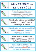 Vista previa - Hojas de trabajo - Deutsch: Satzreihe und Satzgefüge - Übungskarten - página 3