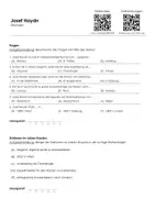 Vorschau - Arbeitsblätter - Josef Haydn Infotext und Übungen - Seite 1