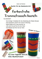 Vorschau - Arbeitsblätter - Basteln für den Musikunterricht: Farbenfrohe Trommelrasseln - Deckblatt