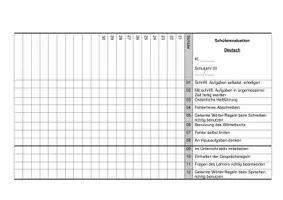 Vorschau - Arbeitsblätter - Selbstevaluation Deutsch Klasse 3/4 - Seite 3