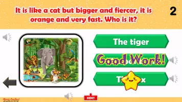 Vista previa - Juegos / Gamificación - Wild Animals Game (Roulette with 19 questions) - página 3