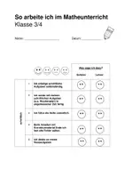 Vorschau - Arbeitsblätter - Selbstevaluation Mathematik 3/4 - Deckblatt