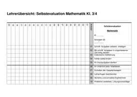 Vorschau - Arbeitsblätter - Selbstevaluation Mathematik 3/4 - Seite 2