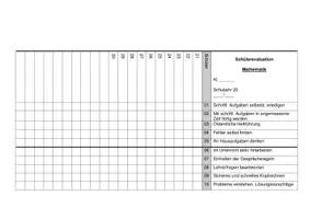 Vorschau - Arbeitsblätter - Selbstevaluation Mathematik 3/4 - Seite 3