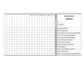 Vorschau - Arbeitsblätter - Selbstevaluation Heftführung Klasse 3/4 - Seite 3