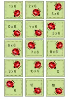 Vorschau - Spiele - 1x1 6er Reihe Paare finden - Seite 1