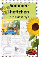 Vorschau - Arbeitsblätter - Sommerheftchen Klasse 1 / 2 - Deckblatt