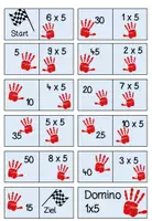 Vorschau - Spiele - 1x1 5er Reihe Domino - Seite 1