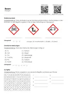 Vorschau - Arbeitsblätter - Basen - Infotext und Übungen - Seite 1
