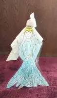Vorschau - Mal- und Bastelvorlagen - Prinzessin Taschentuch Aufsteller Bastelanleitung - Deckblatt
