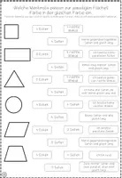 Vorschau - Arbeitsblätter - Geometrische Formen: Merkmale - Seite 1