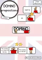 Vorschau - Spiele - Domino: Prepositions (4. Klasse, Playway) - Deckblatt