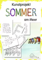 Vorschau - Mal- und Bastelvorlagen - Kunstprojekt SOMMER AM MEER - Deckblatt