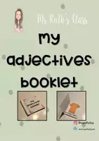 Vorschau - Arbeitsblätter - My adjectives booklet - Deckblatt