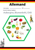 Aperçu - Feuilles d'exercices - Collection spéciale allemande - Obst/fruits 1 + Gemüse/Légumes 4 - Page 2