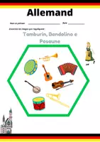 Aperçu - Feuilles d'exercices - Collection spéciale allemande - Instruments de musique / Musikinstrumente 1 - Page 2