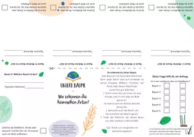 Vorschau - Arbeitsblätter - Hosentaschenbuch/Minibuch zur Baumbestimmung - Deckblatt
