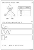 Vorschau - Test - Geometrische Grundformen Kl.1 - Test - Seite 3