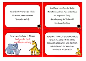 Vorschau - Fördermaterial/Inklusion - Abschreibkartei zum Grundwortschatz der 1. Klasse - Seite 2