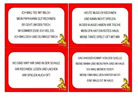 Vorschau - Fördermaterial/Inklusion - Abschreibkartei zum Grundwortschatz der 1. Klasse - Seite 3
